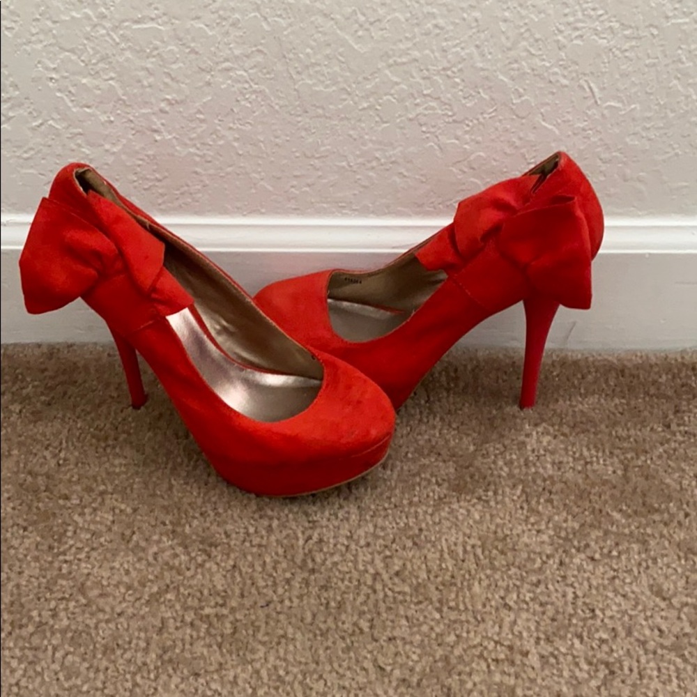 Red high heels